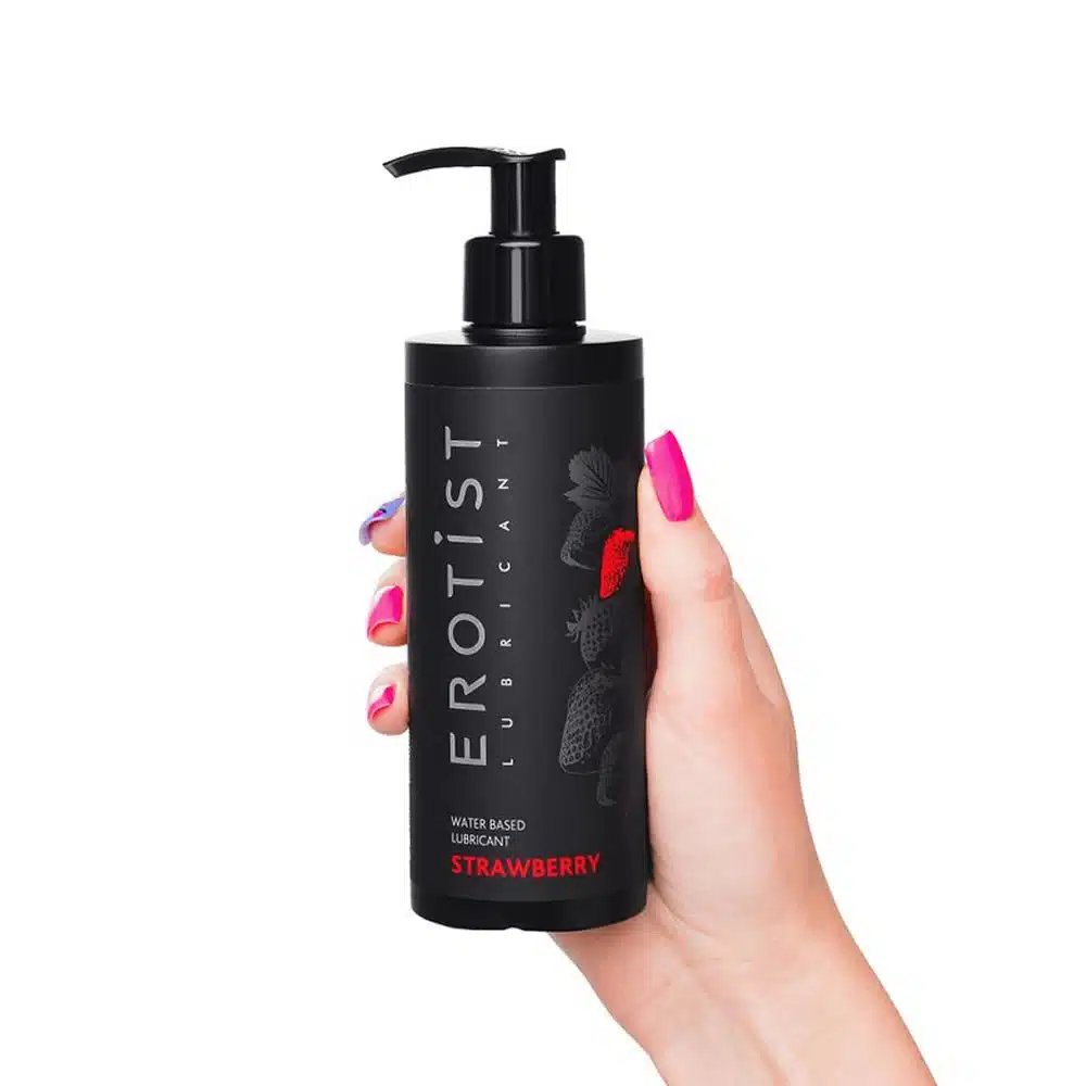 Çilek Aromalı Su Bazlı 250 ml Kayganlaştırıcı Jel - Görsel 4